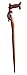 Turtle Hand-Carved Head Designer Walking Cane - Wooden Hand Carved Walking Cane - Premium Wood Carved Walking Stick Cane - 36