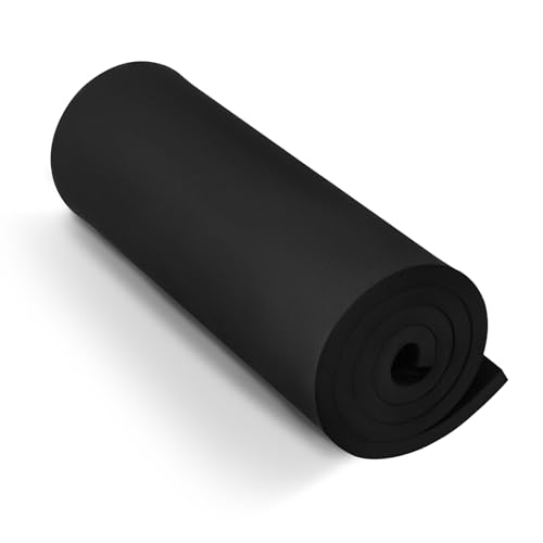 Image of Black Eva Foam Sheets roll, Premium eva Craft Foam 12mm Thick, 13.9 inch x 39 inch, High Density 86kg /m3 for Halloween Cosplay Costume, Crafts, DIY Projects by MEARCOOH