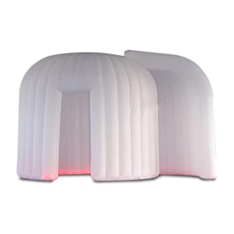 AFGZQ Inflatable Snail Photo Booth, with 2 Doors & Free Logo Printing Photobooth Tent 16 Colors Changing Lights for Wedding Party, 4X3X2.5m Cover