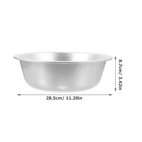 Tazón de aluminio grande para mezclar 28.5x28.5x8.7 cm miniatura 6