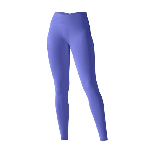 Pantalones de yoga morados para entrenar en el gimnasio o disfrutar de rutinas de fitness diarias