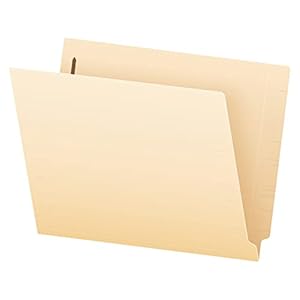 Pendaflex® Smart Shield™ End-Tab Fastener Folders, Letter Size, Manila, Pack Of 50 Folders