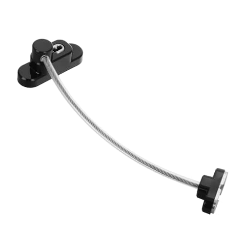 TEHAUX 5 piezas Cerradura de Seguridad para Ventanas con Limitador Deslizante para Protección Infantil y Mascotas Incluye Tornillos y Diseño Antirrobo Seguridad
