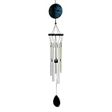 mobile musical bois pour bébé Zen et Ethnique Mobile sonore en Bois Noir 75 cm
