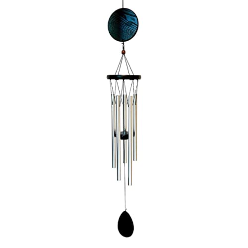 Zen et Ethnique Mobile sonore en Bois Noir 75 cm