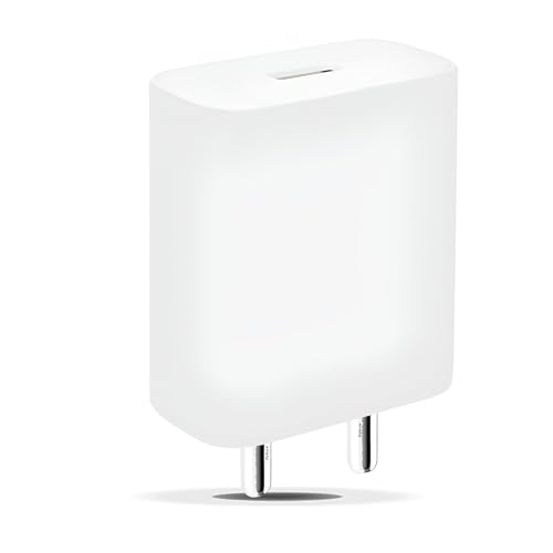 Image of NIZIX Superflash 3.0 66W Type C Flash Charging Adapter Compatible With Vivo T3 Ultra,T3 Pro,T3 Lite,T3X,T3,T2,Y29,Y300,Y18T,Y300+,iQOO 13,12,Neo9 Pro,Z9S,Z9S Pro 66W Fast Charge Adaptor,White