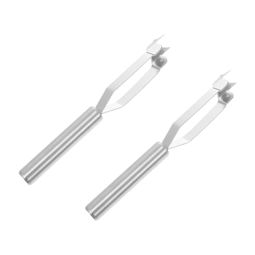 DINHEAROM 2 Pezzi Affettatrice Ananas Acciaio Inossidabile Rimuovi Occhi e Frutta Utensile e Multifunzionale per da e Conservare