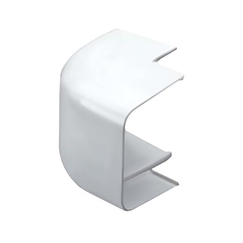 First Plast - Coudes et embouts - Coude extérieur 90° pour goulotte 80 x 60 mm - blanc - First Plast