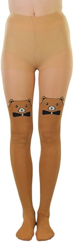 Image of ToBeInStyle Women's Cute Thigh High Printed Character Tights