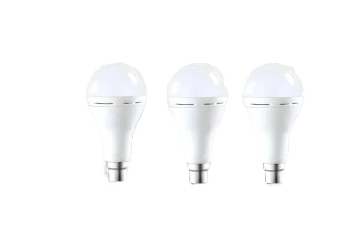 Himanshu Enterprises 12 Watt Emergency LED Bulb Rechargeable Backup Light for Bedroom Home Office Kitchen White