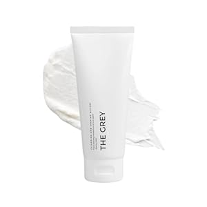 The Grey Cleansing & Shaving Mousse | Daily Face Cleanser For Men Smooth Luxurious Lather Glide & Hydration for Clean Shave Foam Gentle & Nourishing Shaving Cream With Apricot Oil, Squalane 3.4oz