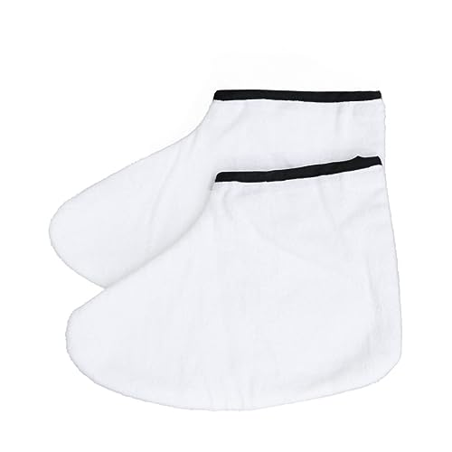 Housoutil Whitening Hands Feet Socks Paraffin Wax Foot Cover Moisturizing Spa Mittens Heat Therapy Socks for Women
