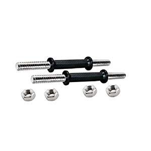 Body Maxx Rod14 Steel Dumbell Rods with Fiber Grip and Locks, 14-inch (Black) - Pack of 2 (B07J9KQBQB) Amazon Price History, Amazon Price Tracker
