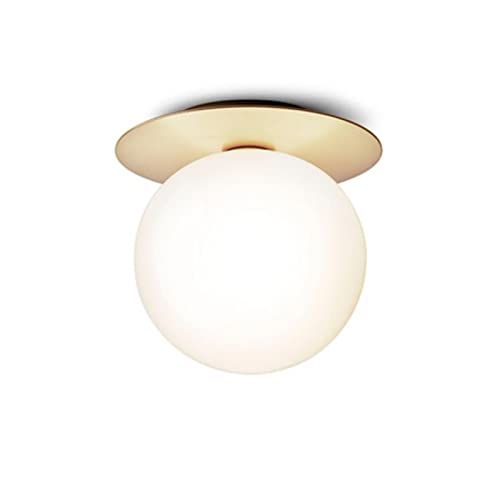 Plafonnier LED nordique couloir entrée moderne luminaire intérieur verre créatif