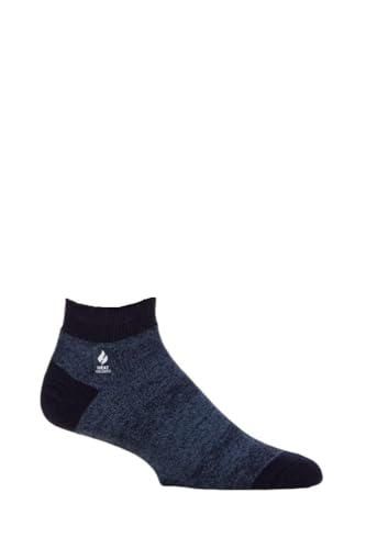 HEAT HOLDERS Men's Maddox ULTRA LITE® Ankle Socks Black/Charcoal/Men's 7-123