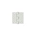Deltana S35HDUSPW HD Value Choice for Indoor Applications Steel 3 1/2-Inch x 3 1/2-Inch Square Hinge