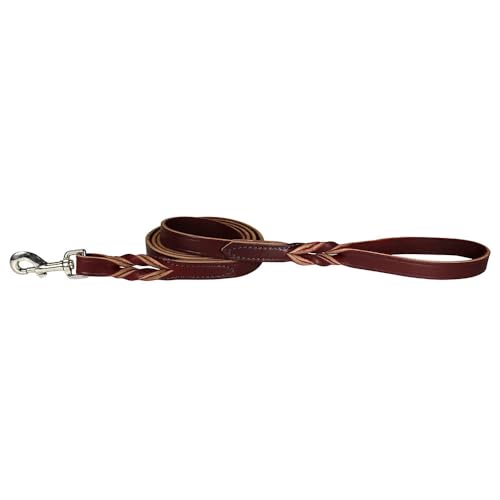 OmniPet Leather Brothers Latigo Twist Dog Leash (6' x 3/4