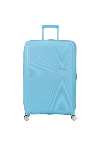 American Tourister Soundbox - Trolley extensible Spinner L, Blueberry Fizz, 77 x 51,5 x 29,5 cm, 97/110 L, polipropileno, 4 ruedas, cierre TSA