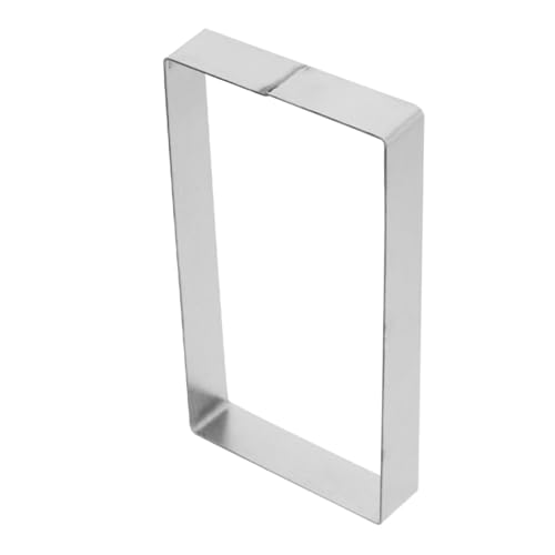 iplusmile Molde Rectangular de Acero Inoxidable para Mousse y Pancakes Molde Extensible para Repostería Cortador Versátil para Tartas Pasteles y Panadería Herramienta DIY de Cocina
