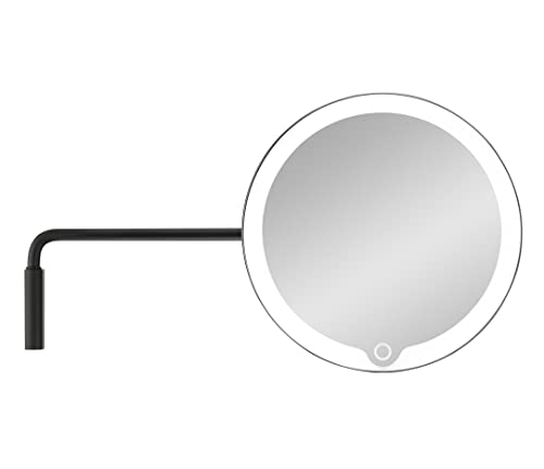Blomus MODO Miroir cosmétique, grossissement x 5 noir mat - 69085