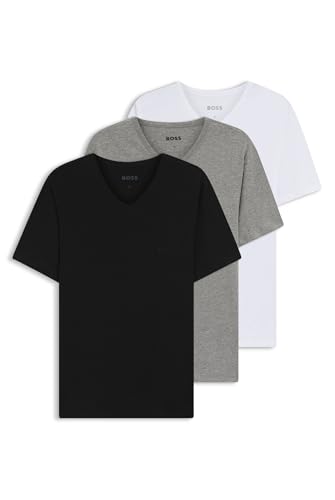 BOSS Herren V-Neck T-Shirt, 3er Pack Classic, Assorted 999, XXL