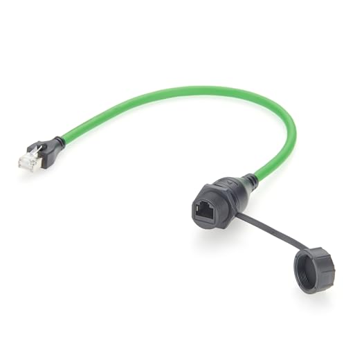 Cable Extensor RJ45 Macho a Hembra Cat6A 0.3m miniatura 1