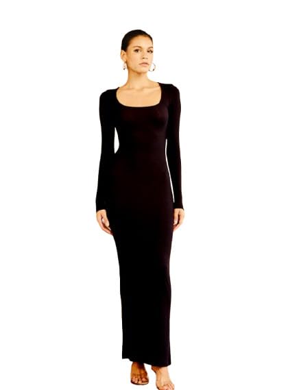 Bonkers Corner Eclipse Black Maxi Dress in black