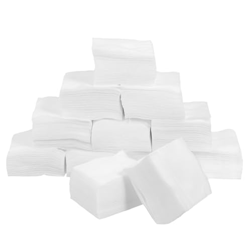 UTHCLO 1200Piezas Almohadillas Faciales Desechables de Tóner y Desmaquillante Cuidado Maquillaje Uso