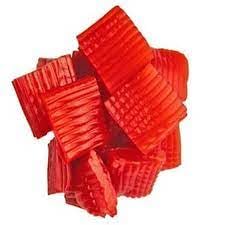 Bayside Candy Strawberry Licorice Tire Tracks - Soft Licorice Candy 1LB