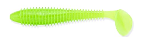Swing Impact Fat 3.3" #026S Clear Chartreuse Glow Silikon Yem