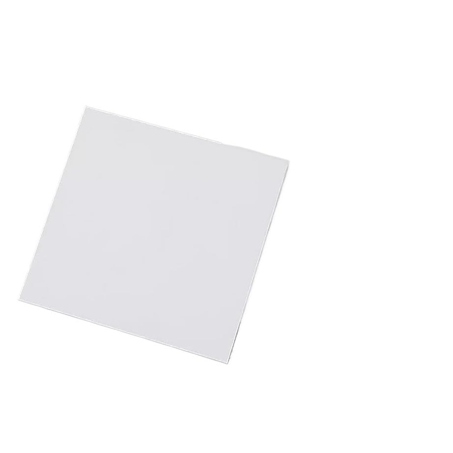 Placas aislantes de fibra cerámica, Láminas de cerámica de alúmina cuadradas de 95 °C, resistentes al desgaste, paquete de 10 unidades, blancas, en varios tamaños(20X20X1mm)