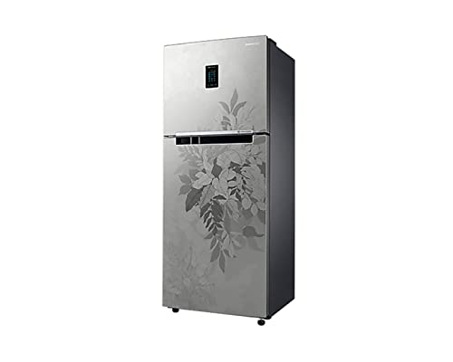 Image of Samsung 324L 3 Star Frost-Free Double Door Refrigerator Appliance (RT34B4513QB /HL, Bouquet Silver, 2022 Model)