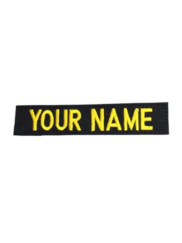 image for JSM Auto Custom Uniform Embroidered Military Name Tape, Army Airforce 