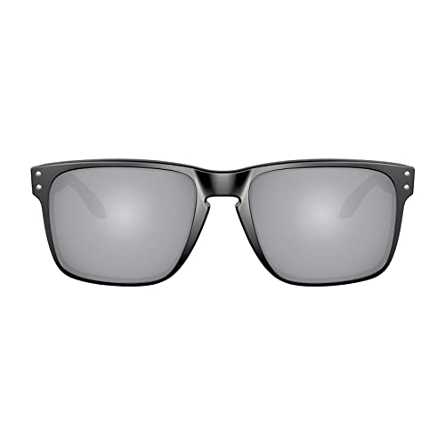 Image of Well-aimed Replacement Lenses Compatible with Oakley Holbrook XL OO9417 Sunglasses - Silver Iridium Polarized