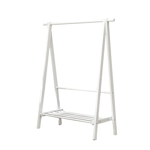 erkebspm Perchero De Madera Soporte Árbol De Pie Para Abrigos Sombreros Bufandas Y Bolsos Con Estante De Almacenamiento Para Entrada Pasillo Dormitorio Oficina/Elegante Blanco/100 * 150 * 46 Cm