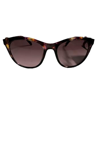 Foster Grant Fashion Sunglass purple Havana cat eye with embellished sides 100% UV lens protection NS0323