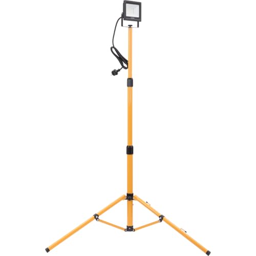 Zenitech Projecteur LED trépied 30W IP65 - Jaune