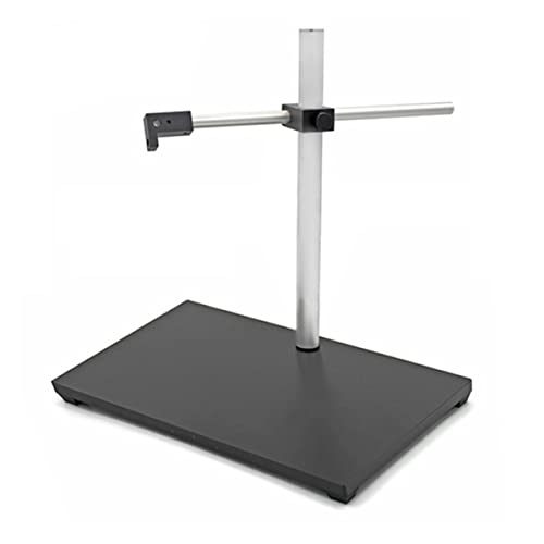 Microscope Accessories Kit Microscope Large Base Industrial Camera Bracket Fixed Lifting Bracket Repair Microscope Slides(Basic Edition)