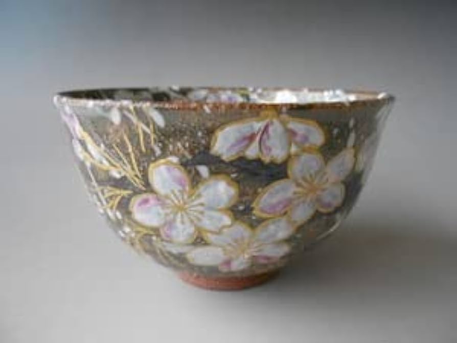 茶道具 京焼清水焼藤平正文作桜抹茶茶碗共箱付き Amazon.co.jp: 茶道具 藤平正文 雪さくら抹茶碗 抹茶 茶碗 京焼 ギフト