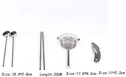 Set Coctelera Kit de 12 Piezas en Acero Inoxidable miniatura 4