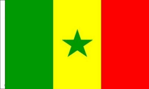 Preisvergleich Produktbild FlagmaniaFlagge Senegal, für Boote, 45 cm x 30 cm, 3 Stück