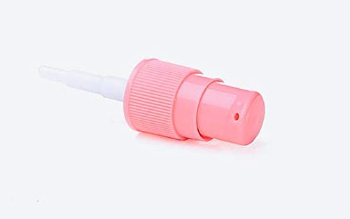 Miniatura 3 de Botella de bomba de loción de plástico transparente recargable portátil de 0.3 fl oz 0.34 oz con cabezal de bomba de prensa rosa, maquillaje