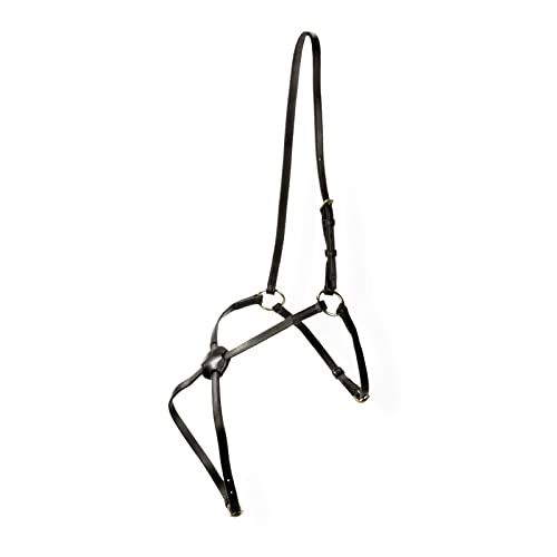 Kieffer Figure 8 Noseband muserolle haut de gamme en cuir de sellerie allemande