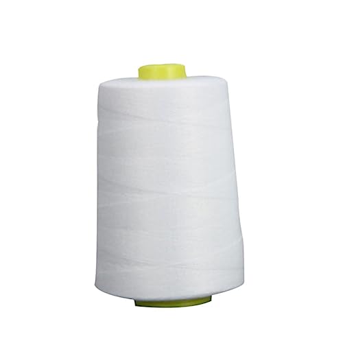Hilo de coser poliéster blanco Tofficu 4 unidades miniatura 4