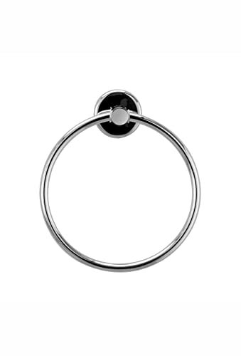 Bathroom Towel Holder Polish Towel Ring For Hand Towel Holder -Towel Hanger & Towel Rings,17cm Towel Holders For Bathrooms By Javaid Sons International (Stainless Steel, Chrome)