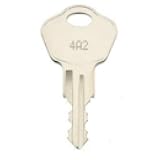 Lock Box Replacement Key for Sentry Safe/Schwab 4X2