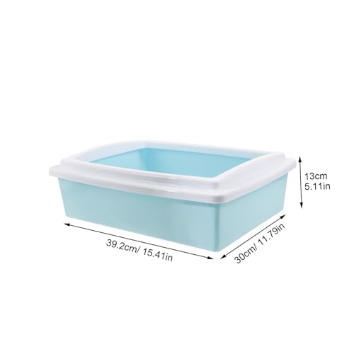 VANZACK Caixa De Areia Para Gatos Vaso Sanitário Para Gatos De Grande Capacidade Vaso Sanitário Para