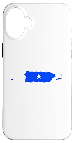 Puerto Rico Flag map スマホケース iPhone 16 Plus 用
