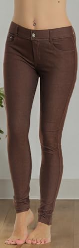 Image of Prolific Health Women's Jean Look Jeggings Tights Slimming Many Colors Spandex Leggings Pants Capri S-XXXL