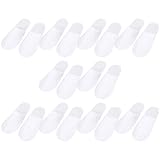 GLEAVI 10pairs Disposable Non- Slippers for Hotel Guests Closed Toe Spa Footwear Comfortable and Breathable Single Use Slippers for Home Beauty Salons and Travel